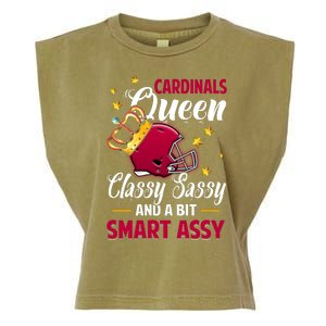 Arizona Football Queen Classy Sassy And A Bit Smart Assy Garment-Dyed Women's Muscle Tee