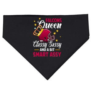 Atlanta Football Queen Classy Sassy And A Bit Smart Assy USA-Made Doggie Bandana