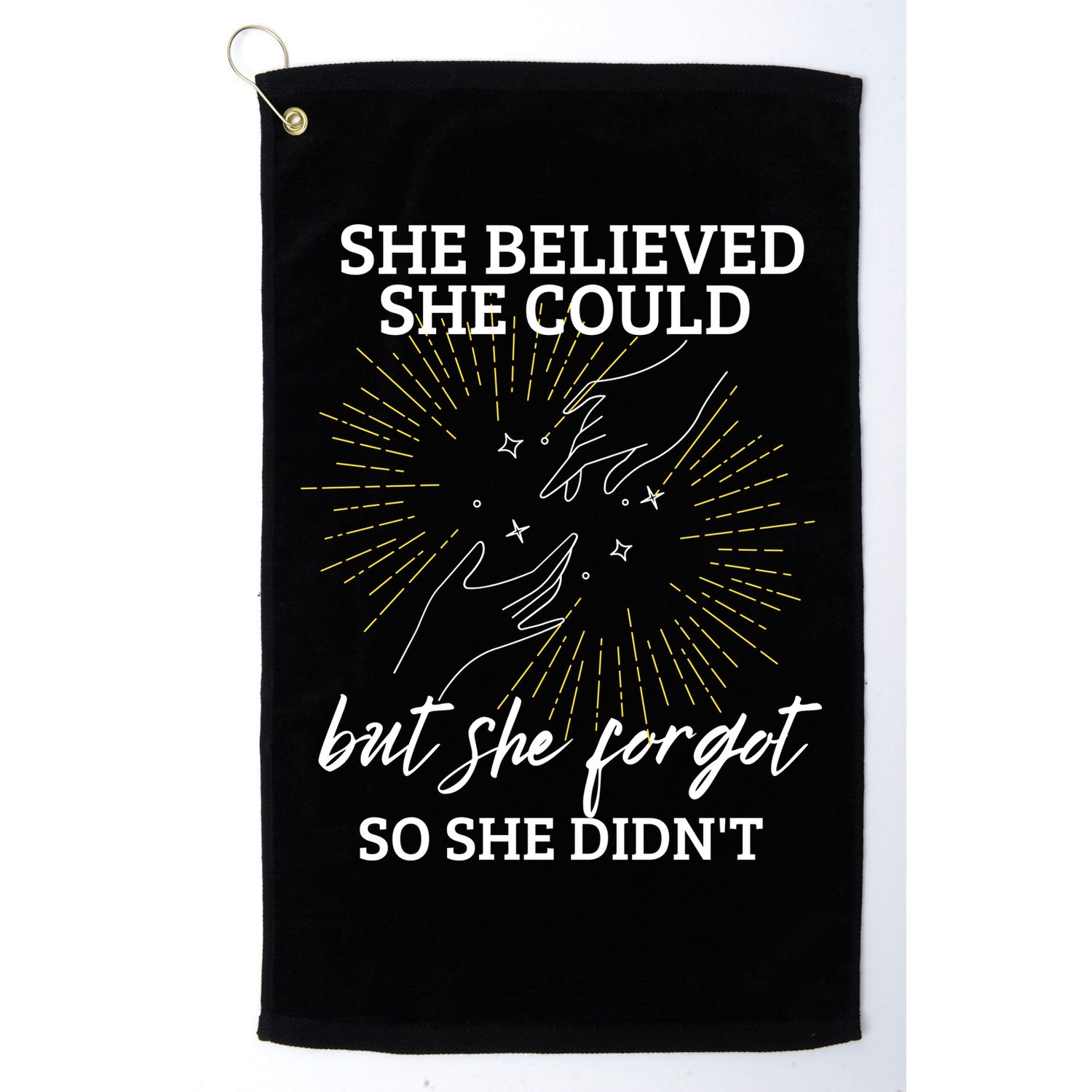 Adhd Funny Quotes Memory Rentention | Adhd Awareness Golf Towel
