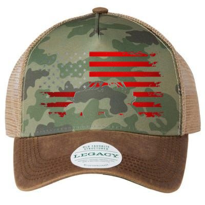 American Flag Quad ATV Apparel Off Road ATV Legacy Tie Dye Trucker Hat