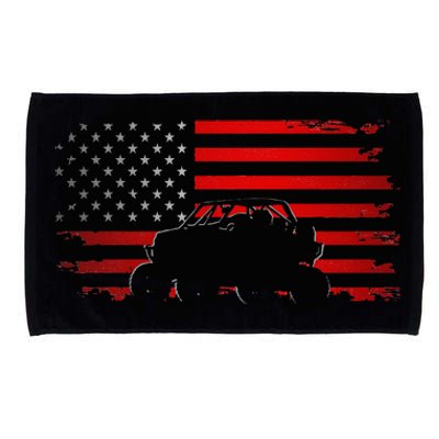 American Flag Quad ATV Off Road ATV  Microfiber Hand Towel