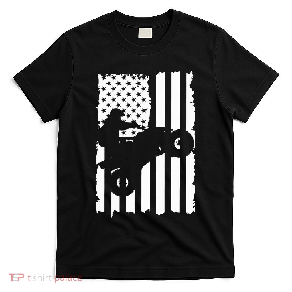American Flag Quad Bike ATV Four Wheelers Quad Bikers T-Shirt