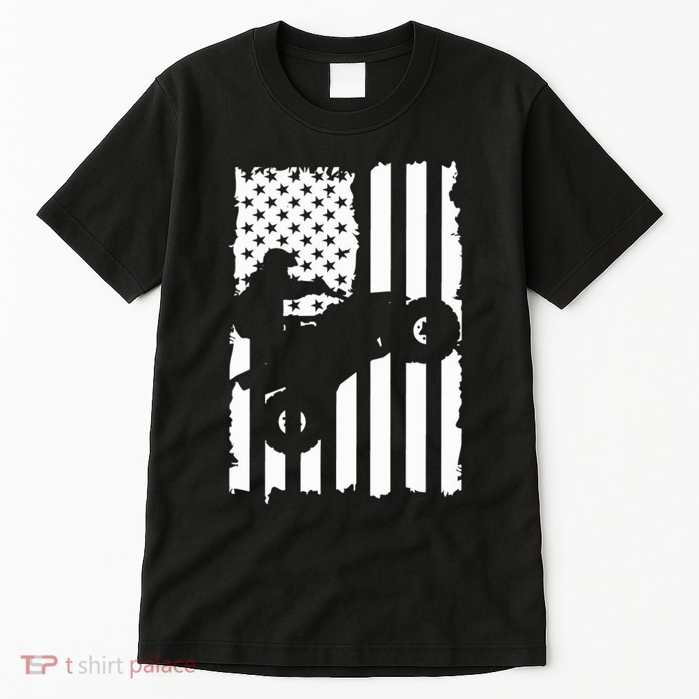 American Flag Quad Bike ATV Four Wheelers Quad Bikers Tall T-Shirt