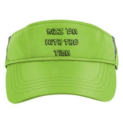 Autism Funny Rizz Em With The Tism Gift Adult Drive Performance Visor