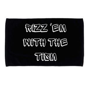 Autism Funny Rizz Em With The Tism Gift Microfiber Hand Towel