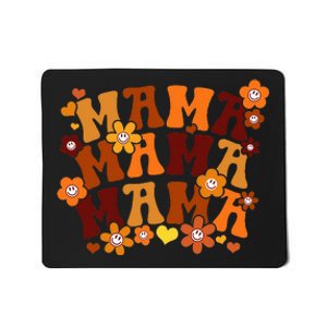 Autumn Floral Retro Hippie Mama Gift for Mother's Day Mousepad