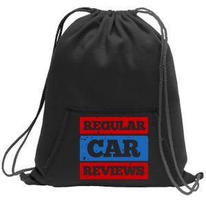 Alan Fisher Regular Car Reviews Sweatshirt Cinch Pack Bag