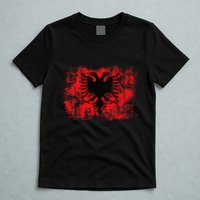 Albanian Flag Retro Proud Albanian Patriot Albania T-Shirt