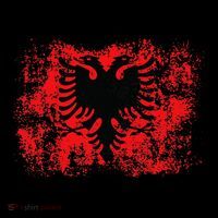 Albanian Flag Retro Proud Albanian Patriot Albania Tall T-Shirt