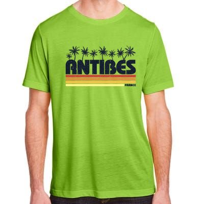 Antibes France Retro Tourism Gift Adult ChromaSoft Performance T-Shirt