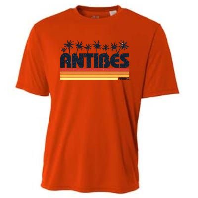 Antibes France Retro Tourism Gift Cooling Performance Crew T-Shirt