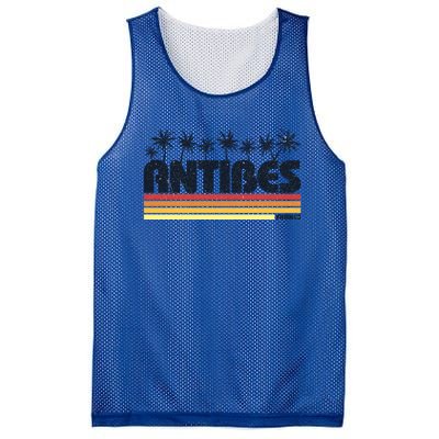 Antibes France Retro Tourism Gift Mesh Reversible Basketball Jersey Tank