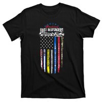 Americas First Responder Bravery In Action Nurse EMS T-Shirt