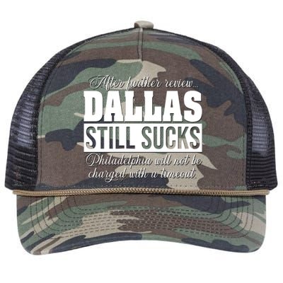 After Further Review Dallas Still Sucks Philadelphia Football Retro Rope Trucker Hat Cap