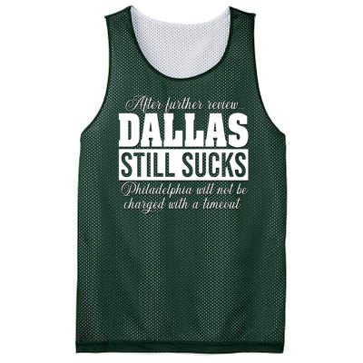 After Further Review Dallas Still Sucks Philadelphia Football Mesh Reversible Basketball Jersey Tank