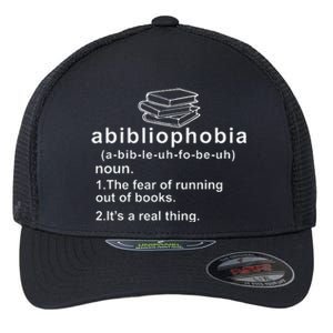 Abibliophobia Funny Reading Bookworm Book Lovers Reader Flexfit Unipanel Trucker Cap