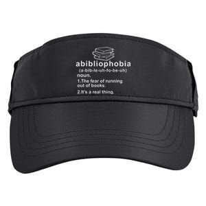 Abibliophobia Funny Reading Bookworm Book Lovers Reader Adult Drive Performance Visor