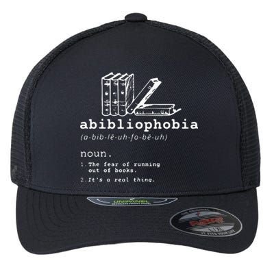 Abibliophobia Funny Reading Bookworm Reader Gift Flexfit Unipanel Trucker Cap