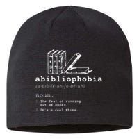 Abibliophobia Funny Reading Bookworm Reader Gift Sustainable Beanie