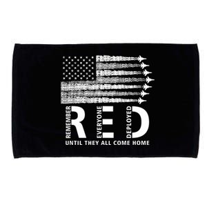 American Flag Red Friday Remember Everyone Deployed Military Microfiber Hand Towel