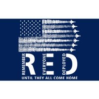 American Flag Red Friday Remember Everyone Deployed Military Bumper Sticker