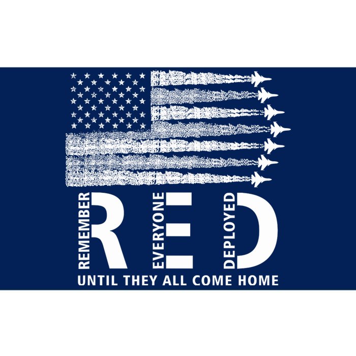 American Flag Red Friday Remember Everyone Deployed Military Bumper Sticker