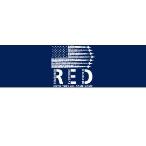 American Flag Red Friday Remember Everyone Deployed Military Bumper Sticker