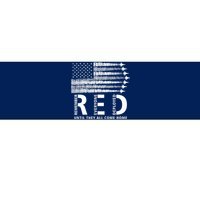 American Flag Red Friday Remember Everyone Deployed Military Bumper Sticker