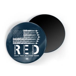 American Flag Red Friday Remember Everyone Deployed Military Magnet