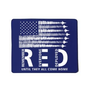 American Flag Red Friday Remember Everyone Deployed Military Mousepad