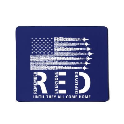 American Flag Red Friday Remember Everyone Deployed Military Mousepad