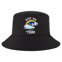 Autism Funny Rizz Em With The Tism Meme Autistic Opossum Cool Comfort Performance Bucket Hat