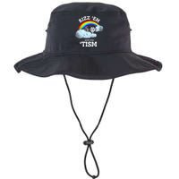 Autism Funny Rizz Em With The Tism Meme Autistic Opossum Bucket Hat