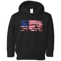 American Flag Road Biking Cycling Apparel Bicycle Cycling Toddler Hoodie