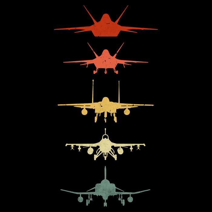 Air Force Retro V-Neck T-Shirt