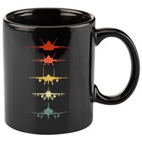 Air Force Retro 11oz C Handle Ceramic Mug