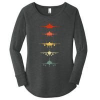 Air Force Retro Women's Perfect Tri Tunic Long Sleeve Shirt