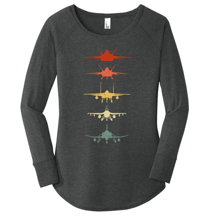 Air Force Retro Women's Perfect Tri Tunic Long Sleeve Shirt