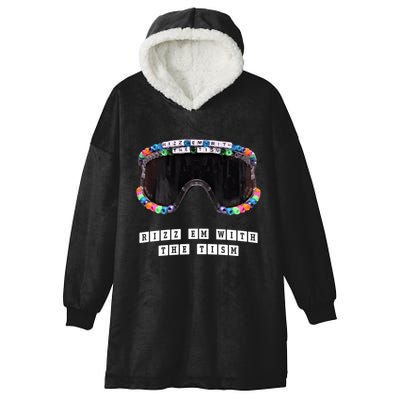 Autism Funny Rizz Em With The Tism Autistic Meme Gift Hooded Wearable Blanket