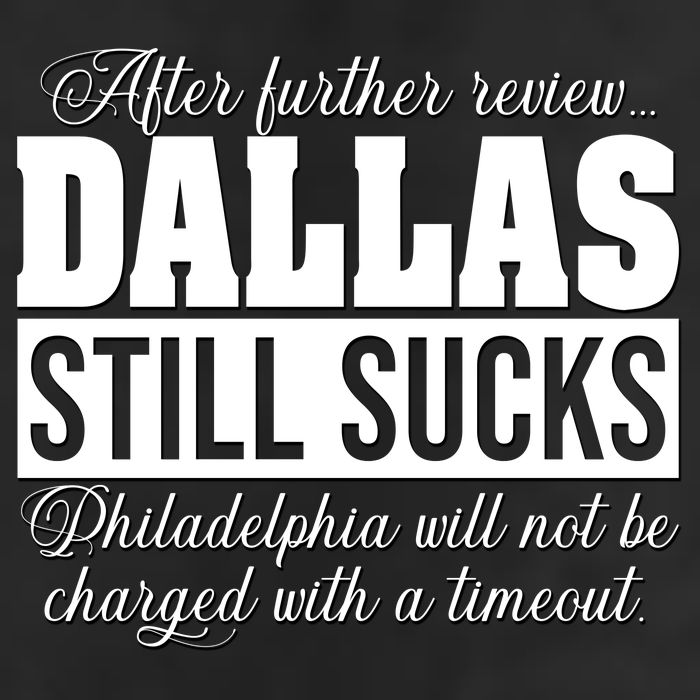 After Further Review Dallas Still Sucks Funny Philadelphia 7 Panel Mesh Trucker Snapback Hat