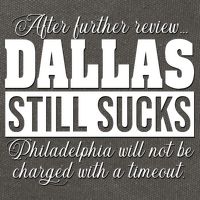 After Further Review Dallas Still Sucks Funny Philadelphia Cotton Canvas Backpack