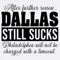 After Further Review Dallas Still Sucks Funny Philadelphia USA-Made Doggie Bandana
