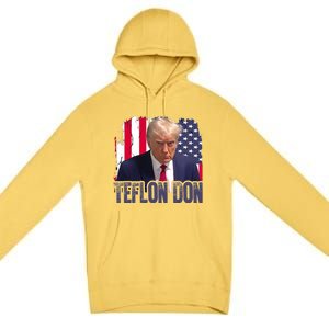 American Flag Republican Trump Teflon Don 2024 American Flag Republican Premium Pullover Hoodie