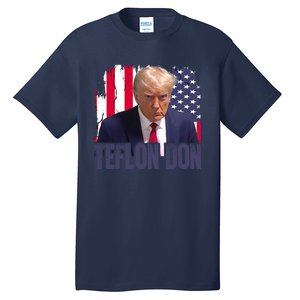 American Flag Republican Trump Teflon Don 2024 American Flag Republican Tall T-Shirt