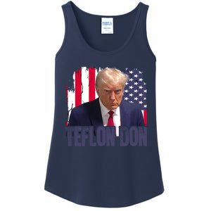 American Flag Republican Trump Teflon Don 2024 American Flag Republican Ladies Essential Tank