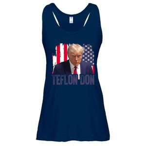 American Flag Republican Trump Teflon Don 2024 American Flag Republican Ladies Essential Flowy Tank