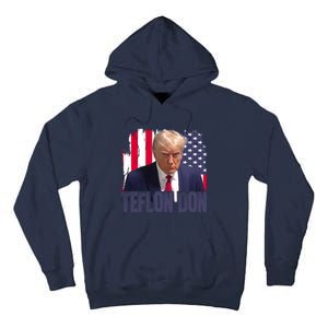 American Flag Republican Trump Teflon Don 2024 American Flag Republican Tall Hoodie