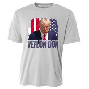 American Flag Republican Trump Teflon Don 2024 American Flag Republican Cooling Performance Crew T-Shirt