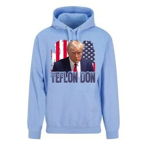 American Flag Republican Trump Teflon Don 2024 American Flag Republican Unisex Surf Hoodie