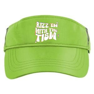 Autism Funny Rizz Em With The Tism Meme Autistic Cool Cute Gift Adult Drive Performance Visor